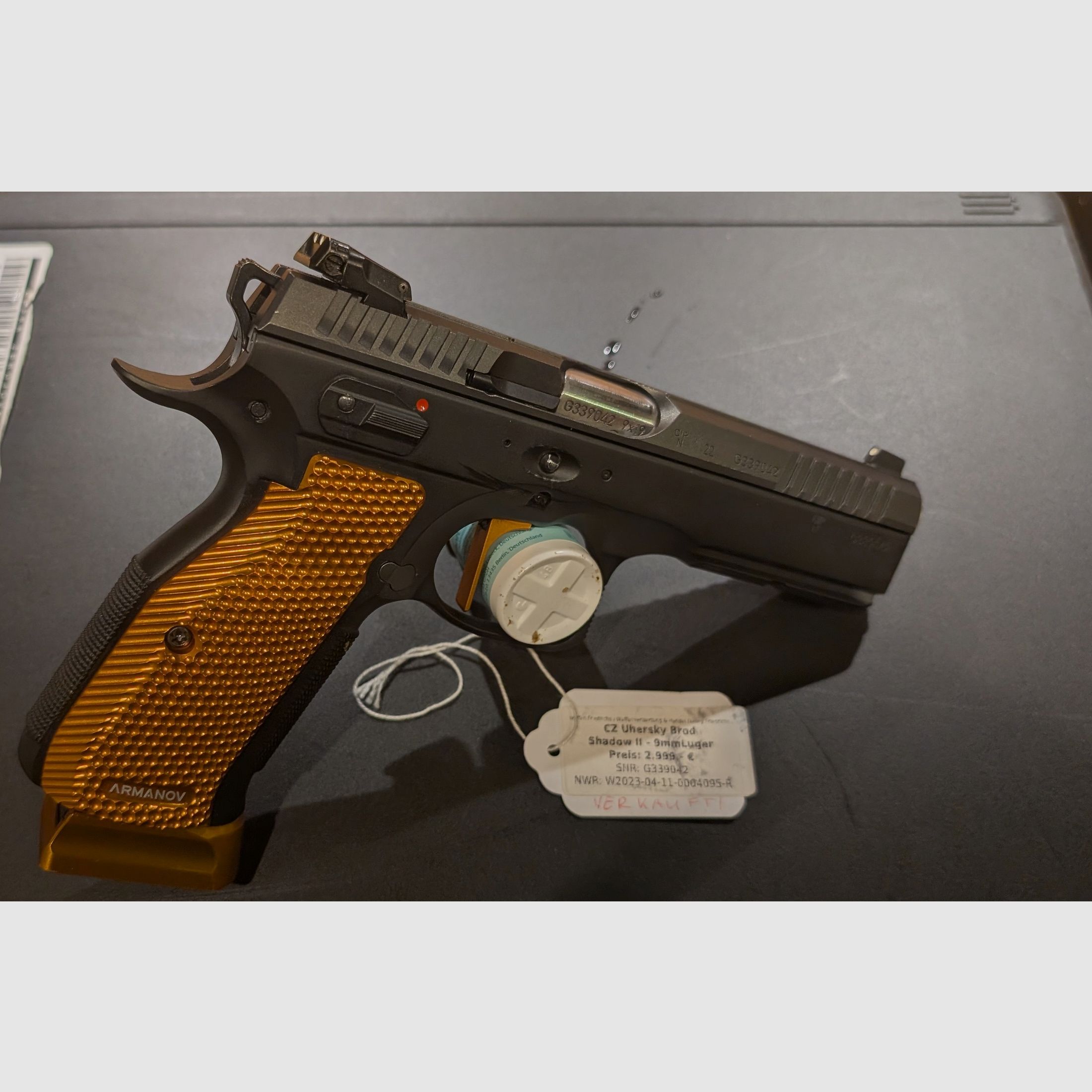 CZ Shadow 2 Orange mit SA Matchabzug