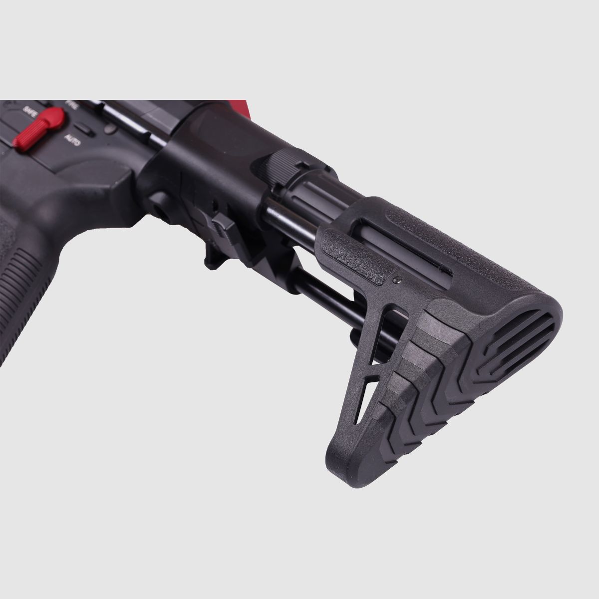 GP R15 FREYA ALPHA Full Skeleton PDW 13" gen.2 M-LOK Czarny/Czerwony S-AEG 18+ -F- | Delta Armory