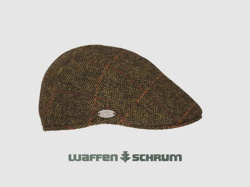 Forest hat with ear warmers olive mottled