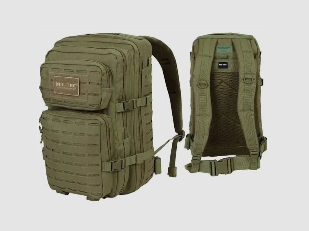 Mil-Tec US Assault LG 36 L Laser Cut olivgrün, Bild 2 von 2