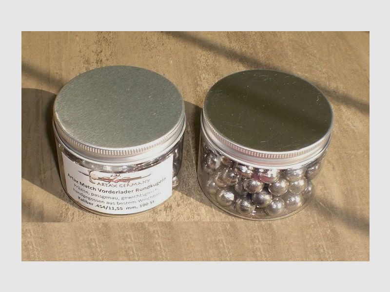 Accessoires voor voorladers 200 kogels 11,55 mm voor percussie revolvers kal. 44