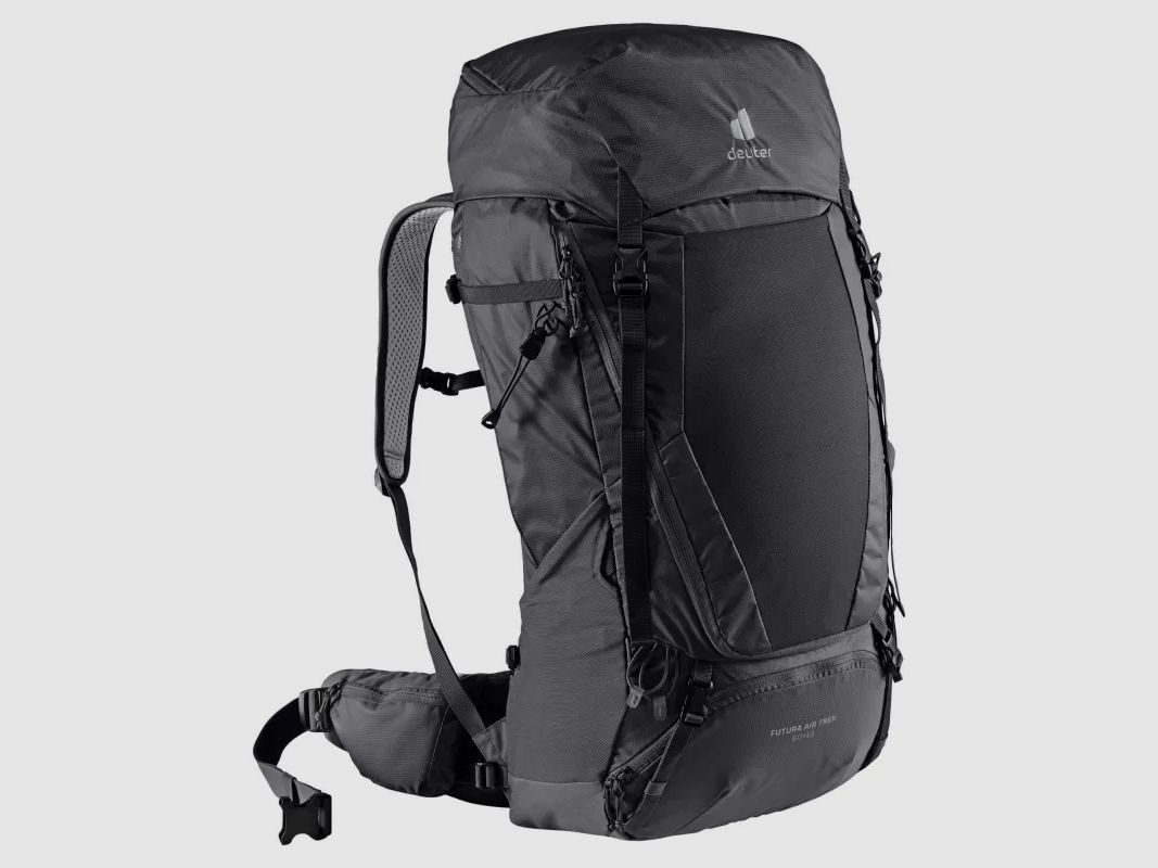 DEUTER Futura Air Trek 60 + 10 BLACK-GRAPHITE, zdjęcie 1 z 5