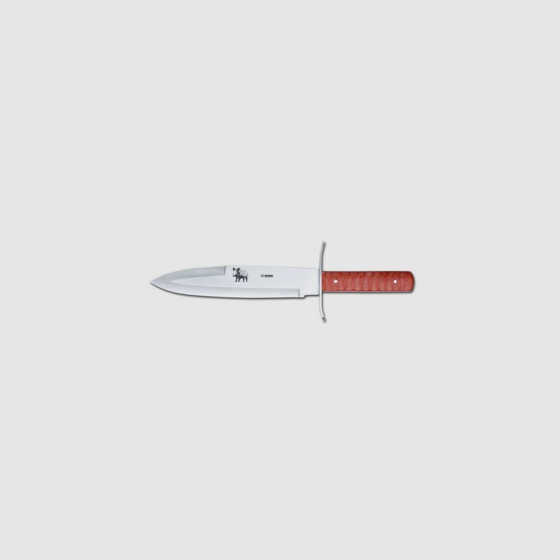 AKAH Saufänger 440 Stahl Micarta Rot mit Lederetui