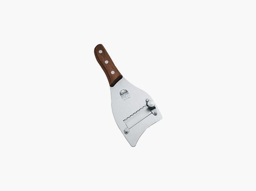 Due Cigni - Trüffelmesser aus rostfreiem Stahl 420 mit gezahntem Blatt und Walnussgriff