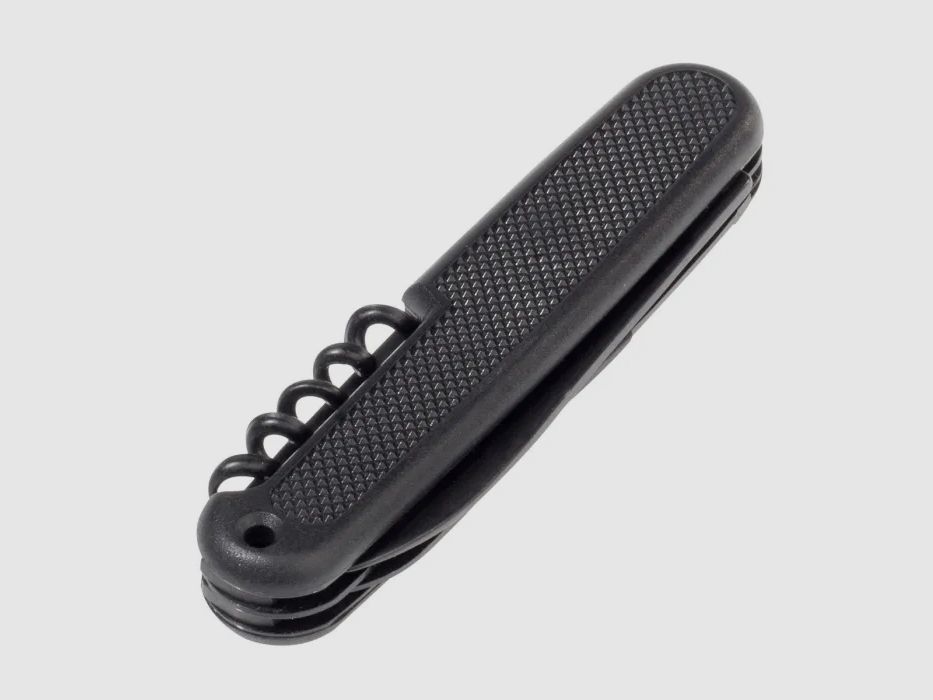 Bundeswehr pocket knife with sheath - replica - black