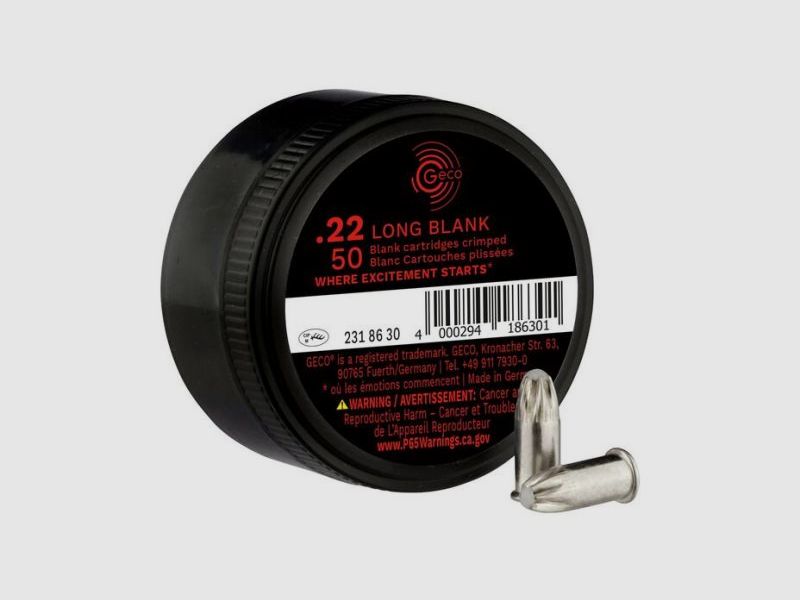 GECO .22 LFB KNALL - 50 Patronen