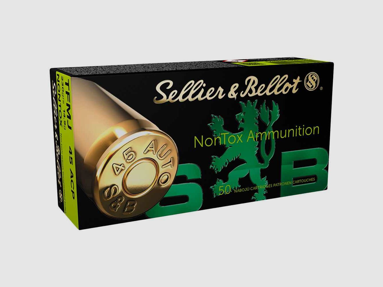 .45 ACP TFMJ NonTox 14,9g/230grs. Sellier & Bellot