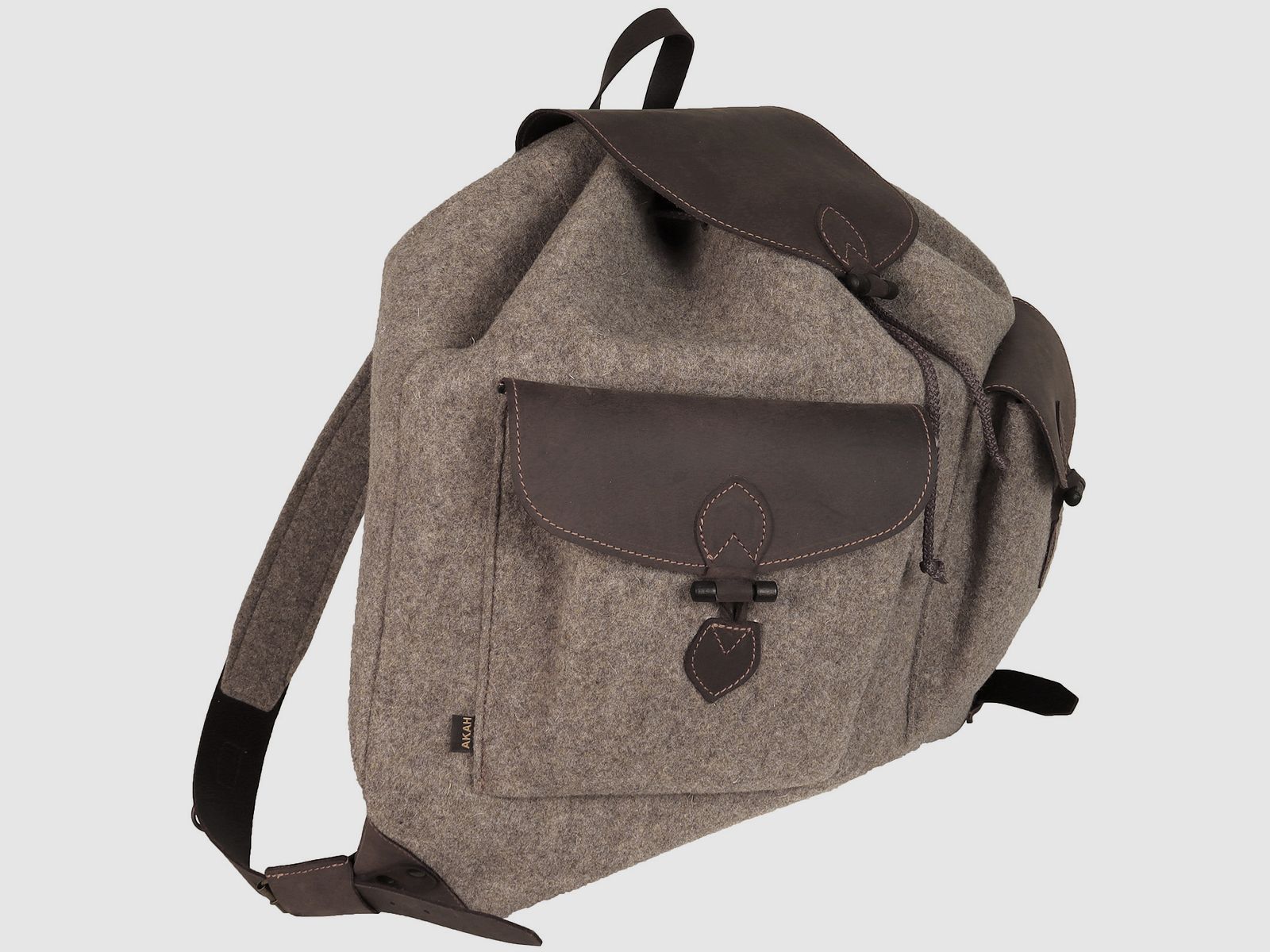Wollfilz Rucksack lautlos