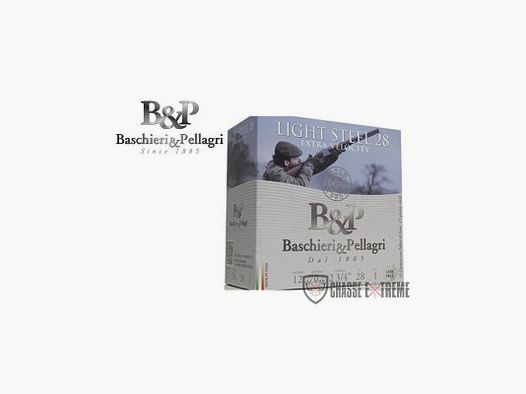 25 Patronen B&P Light Steel Hv 28 Gr Kal. 12/70