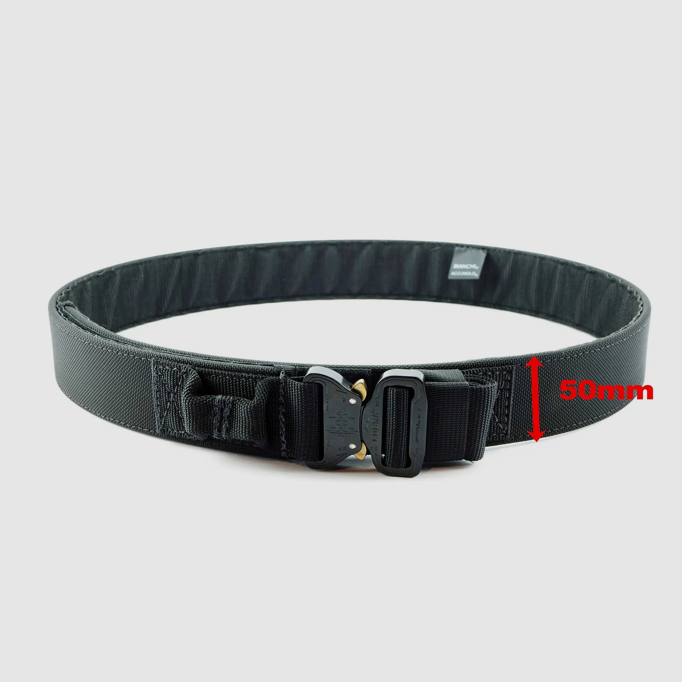 Cintura di servizio BIANCHI 7216 Accumold con chiusura Cobra 50 mm