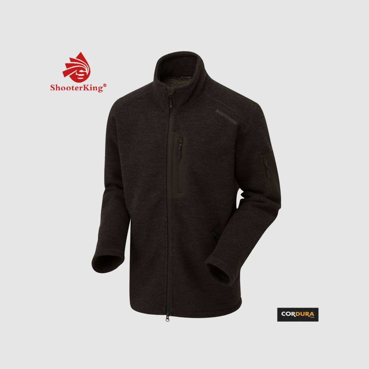 SHOOTERKING Forest Woolen Jacket brown