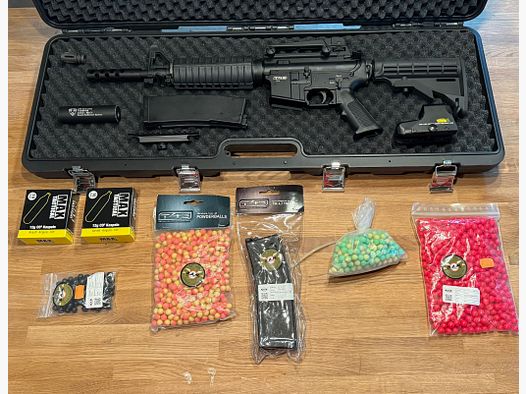 T4E TM4 RAM Gewehr Komplettset mit Koffer