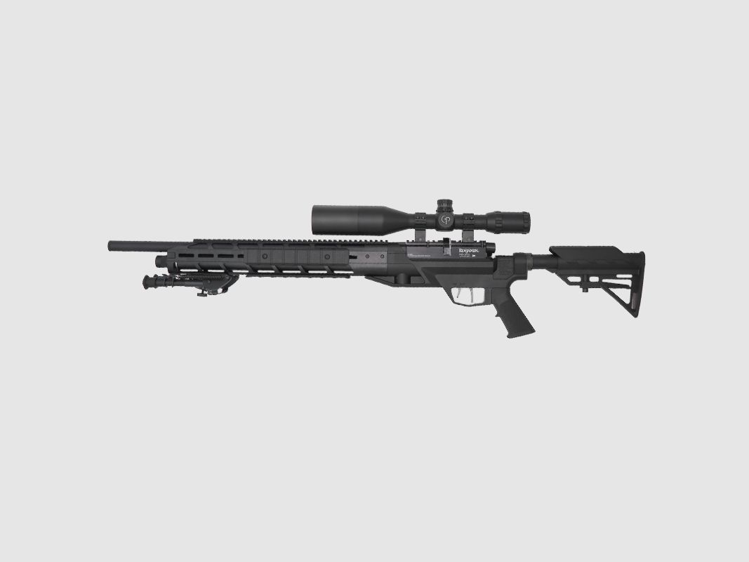 PCP-Büchse Benjamin Armada 5,5mm 19,9 Joule Crosman + Zielfernrohr 4-16x50 + Zweibein - gebraucht