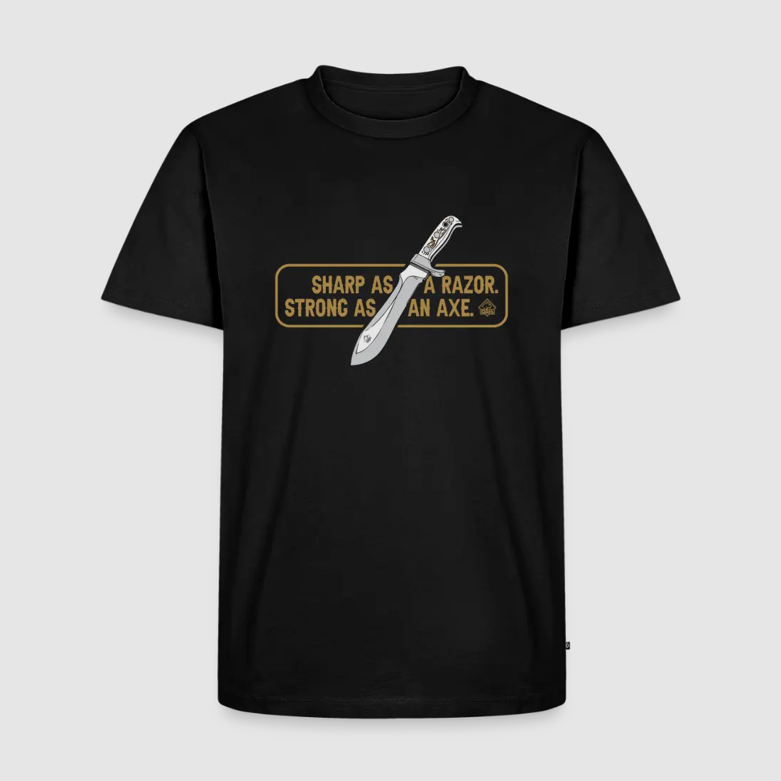 PUMA Heren Premium T-Shirt "White Hunter Sharp & Strong"
