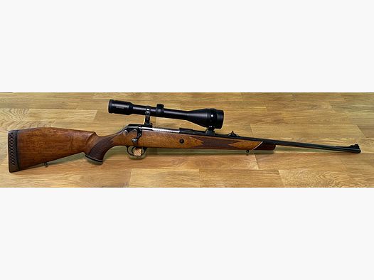 Voere Titan II bolt-action rifle caliber 7x64 with Swarovski Habicht 8x56 scope