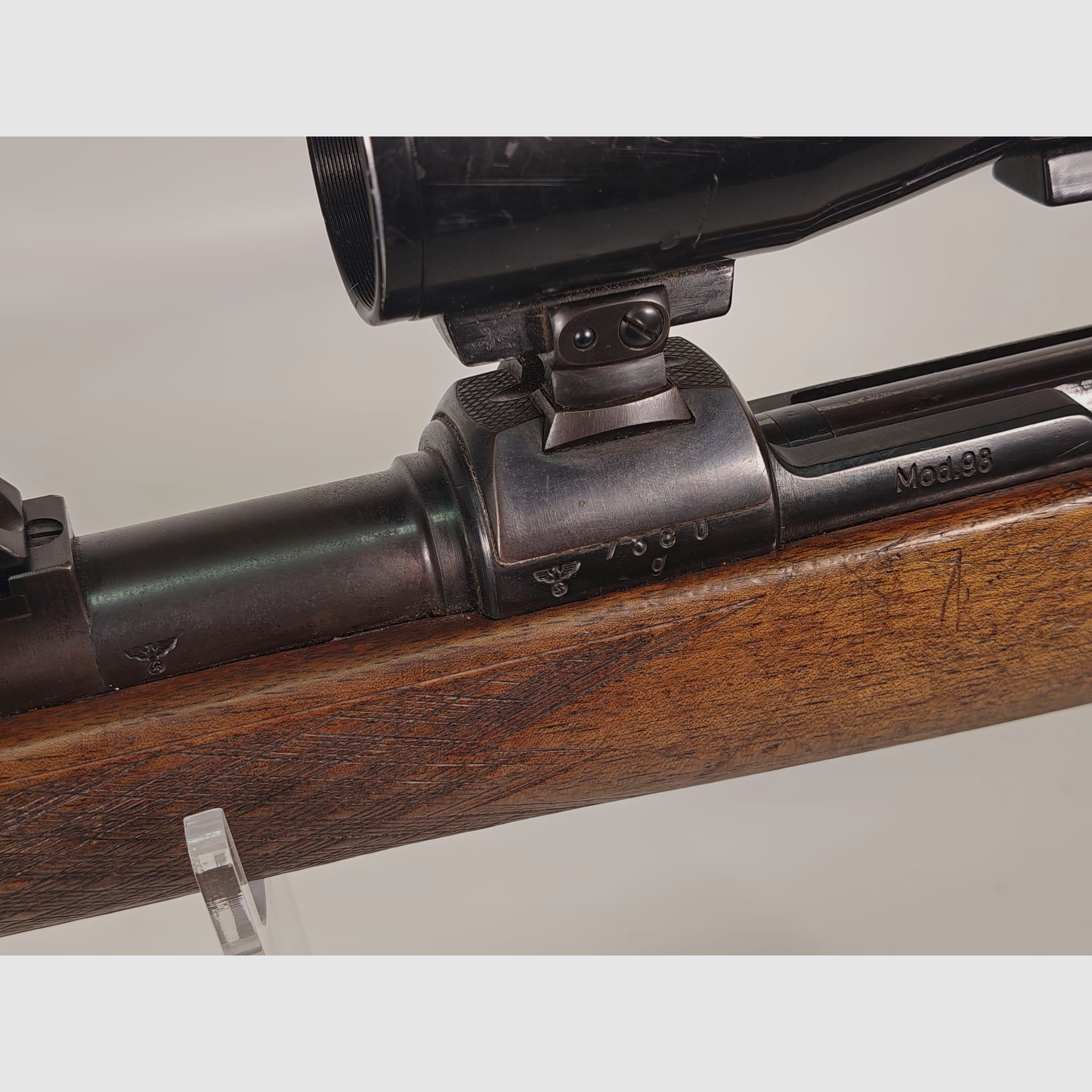 Mauser K98k 8x57 IS – barrel with stepped profile – GECO 4x scope