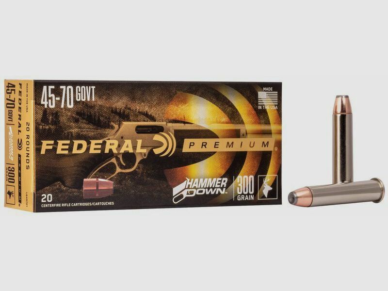 Federal Hammer Down Premium 300grs .45-70Gov.