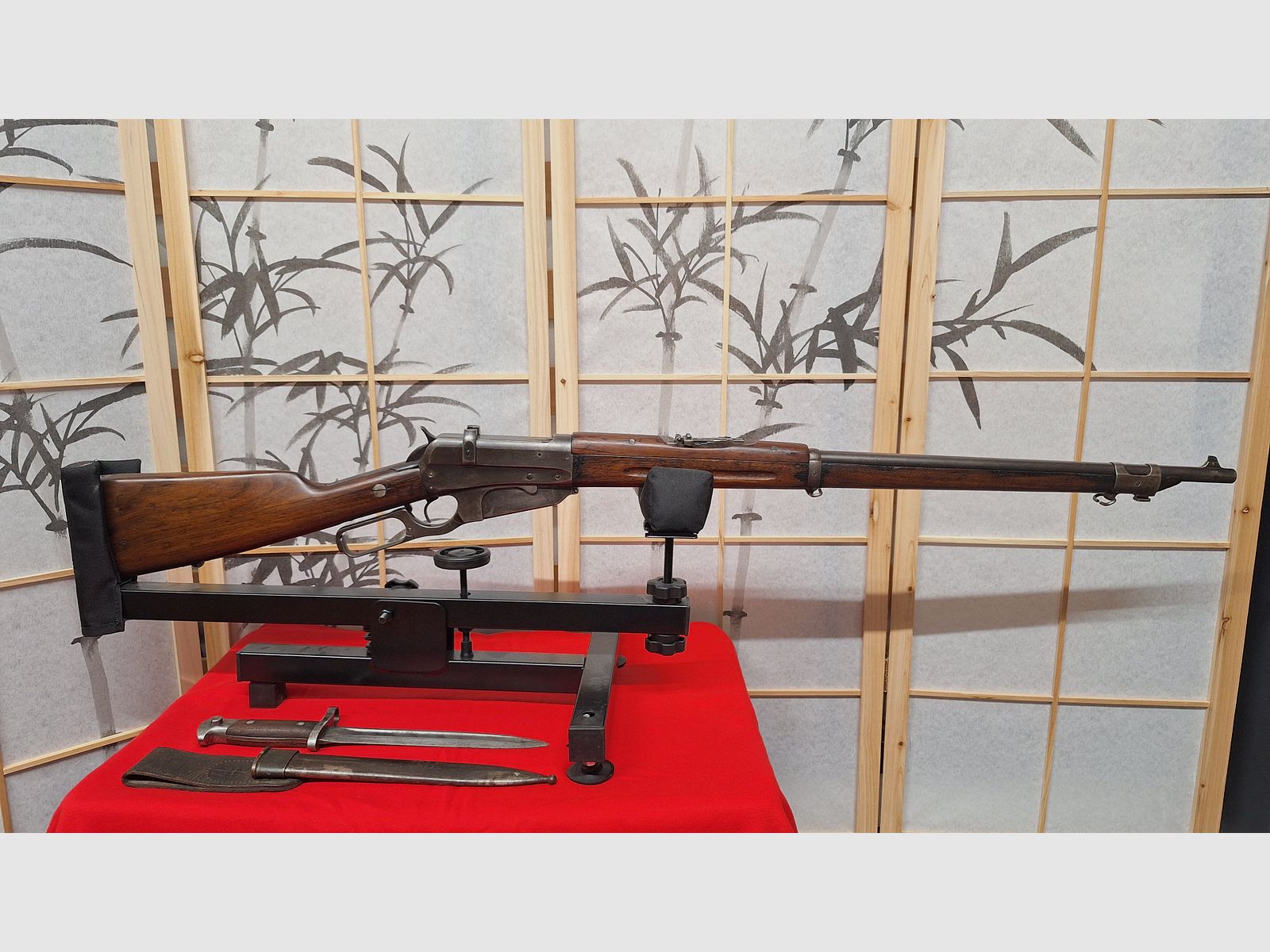 Winchester 1895 Russia contract / contract 7.62x54R with short bayonet M1895 / M95