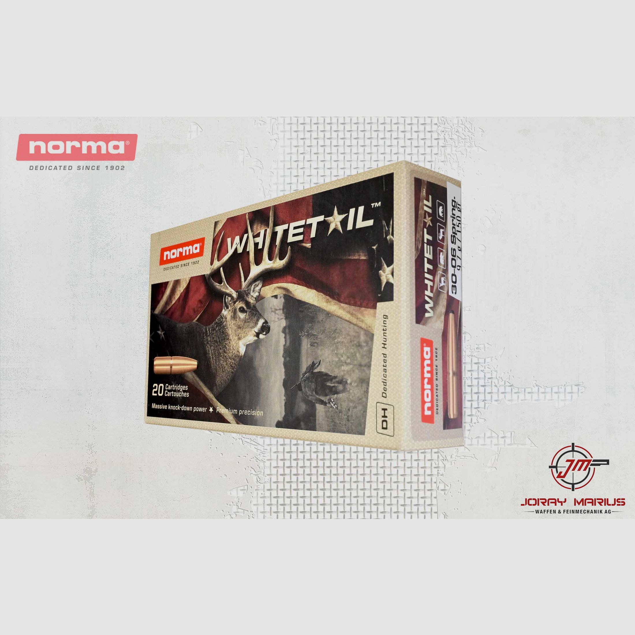 .30-06 Sprg. Norma 9.7g 150gr Whitetail
