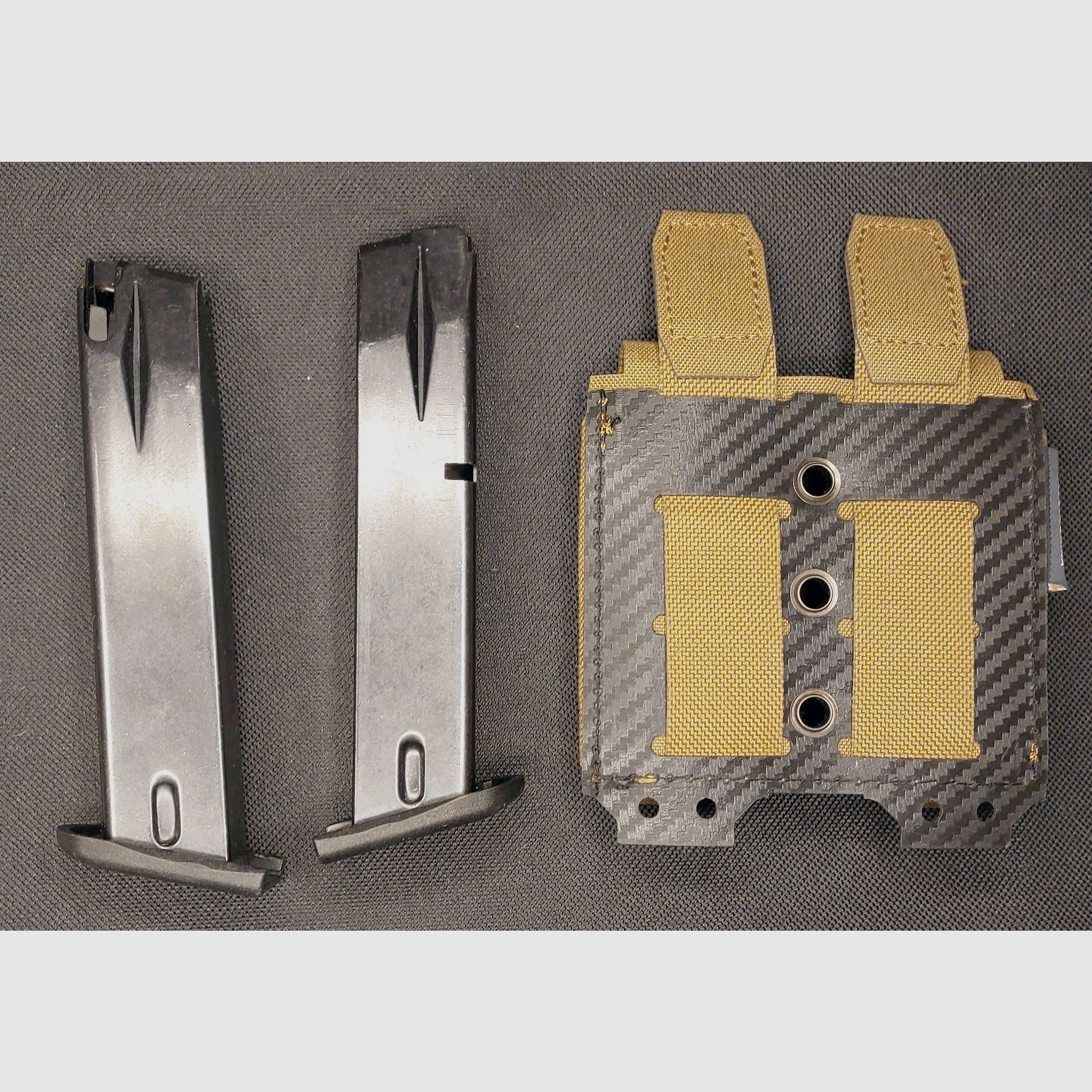 2 Magazine Zoraki 918 2918 4918 9mm P.A.K. in Molle Holster