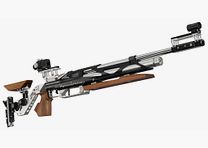 Fine work construction 800X Alu Silb/Schw support wood, stock k. X-line