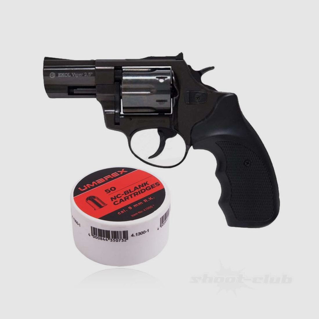 Ekol Viper revolver à blanc de 2,5 pouces 9mm bronzé +