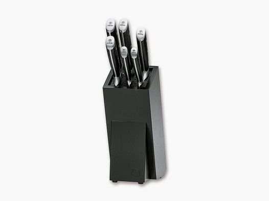 Forge Set 2.0 Kochmesser mit Messerblock schwarz