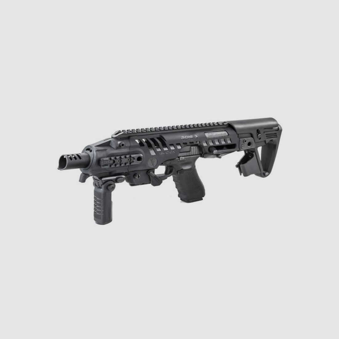 CAA – RONI per pistole Glock 3° e 4° generazione colore nero per GLOCK 26 e 27