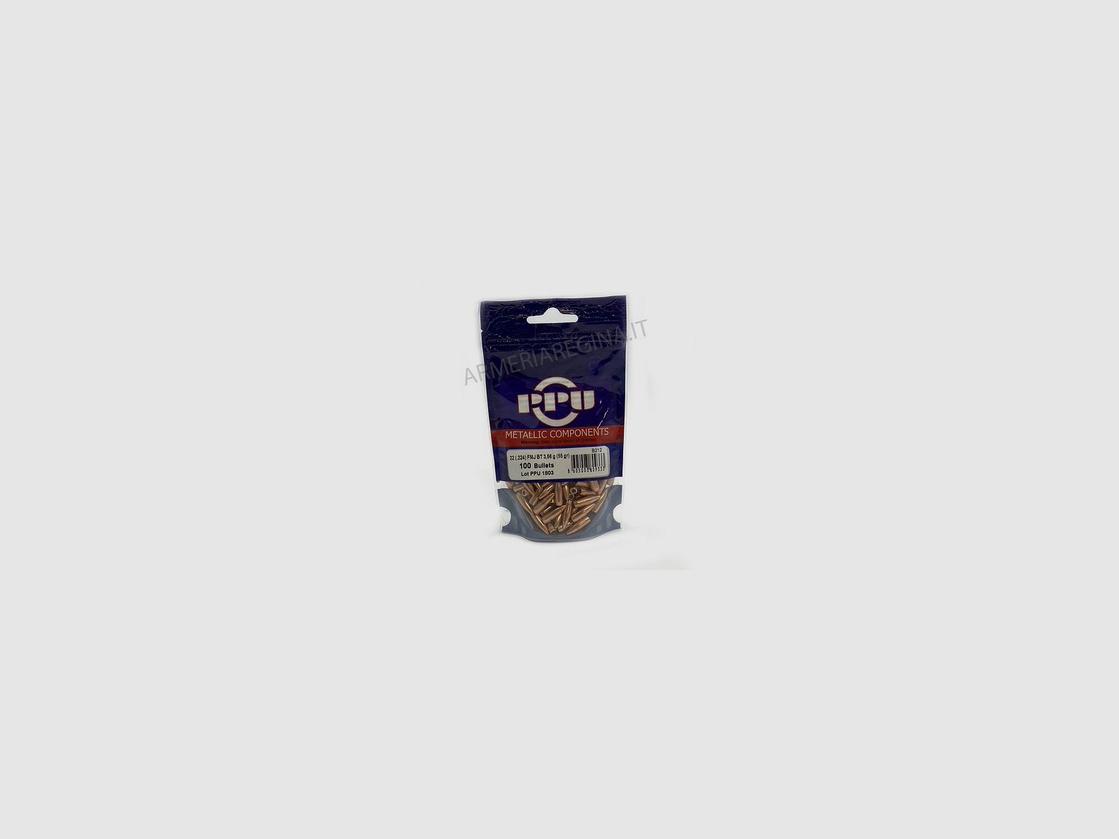 PRVI PARTIZAN BALAS FMJ BT 22 (.224) 55GR 100UD.