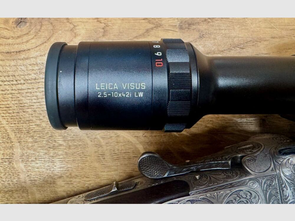 Krieghoff Ulm Primus Escopeta de Perrotes con Cañón Intercambiable y Leica Visus, imagen 6 de 6