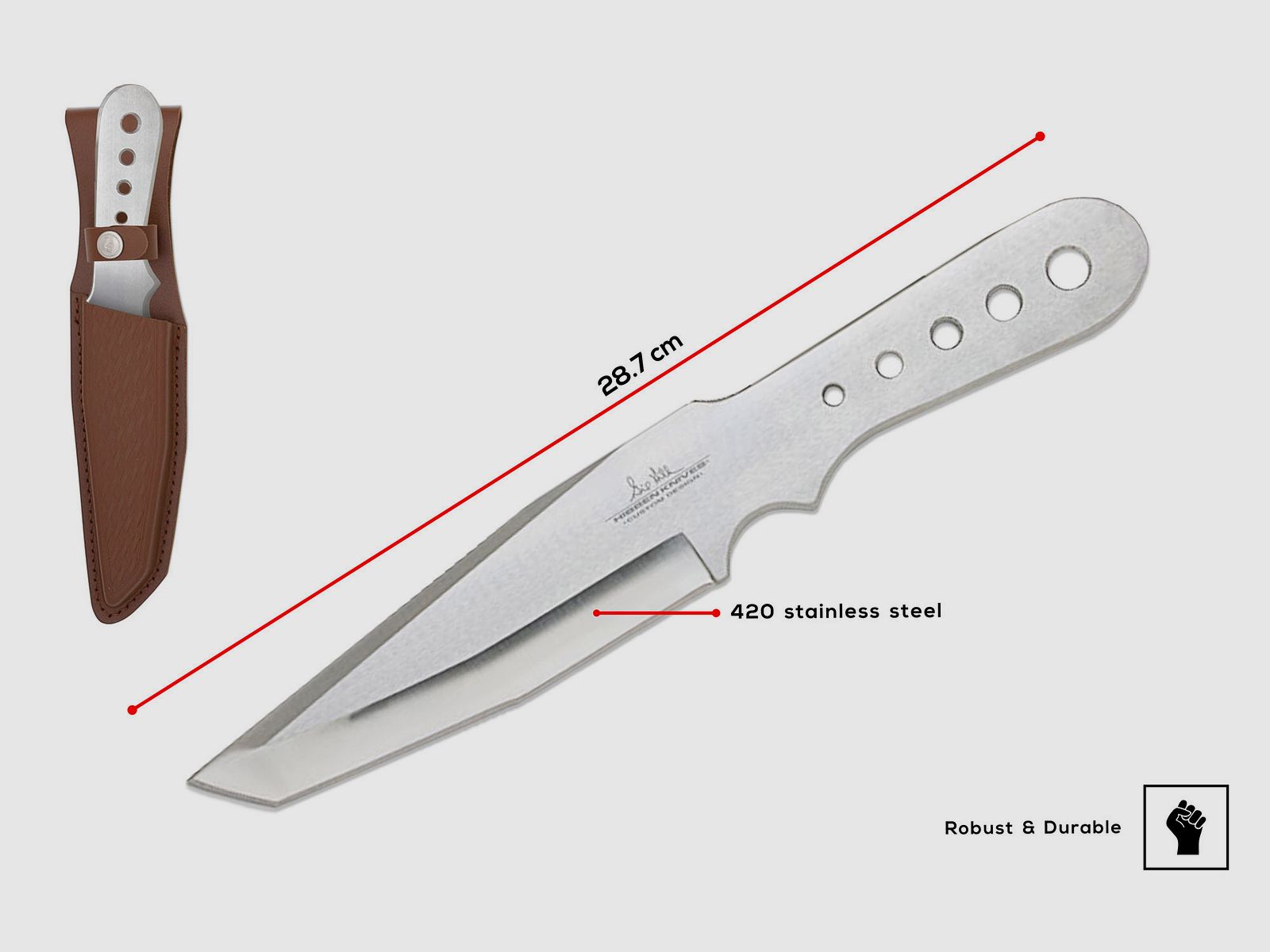 Gil Hibben Thrower Triple Set Tanto Large