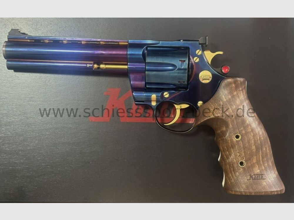 KORTH Classic Revolver 6 Zoll Blau Hochglänzend .44 Magnum