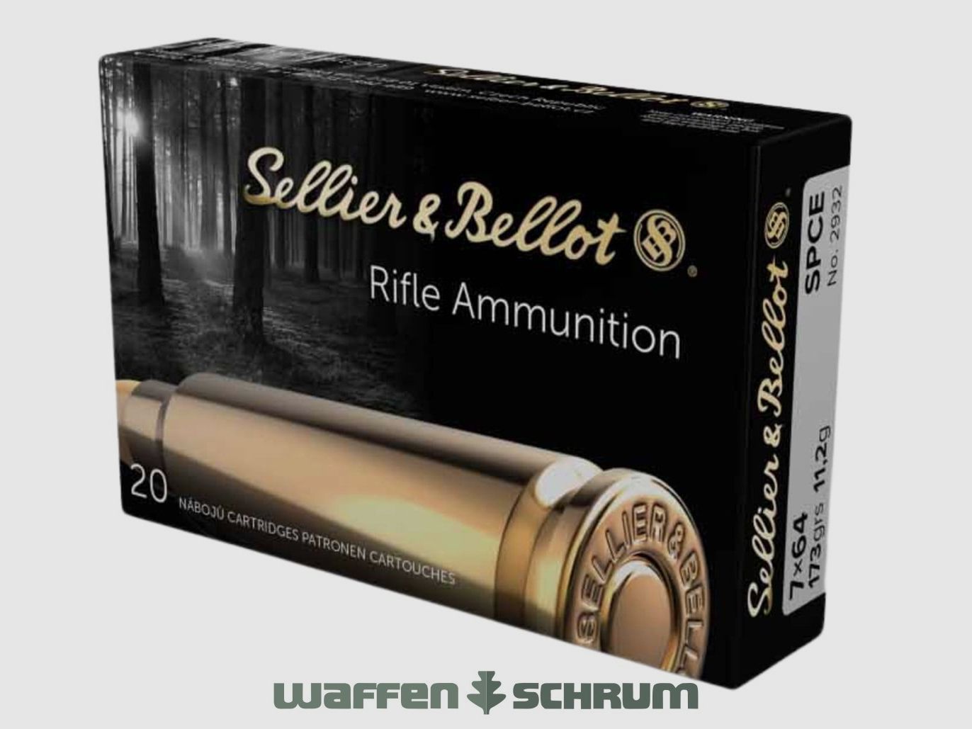 Sellier & Bellot Manteau partiel CE 11,2g - 173gr. 7x64