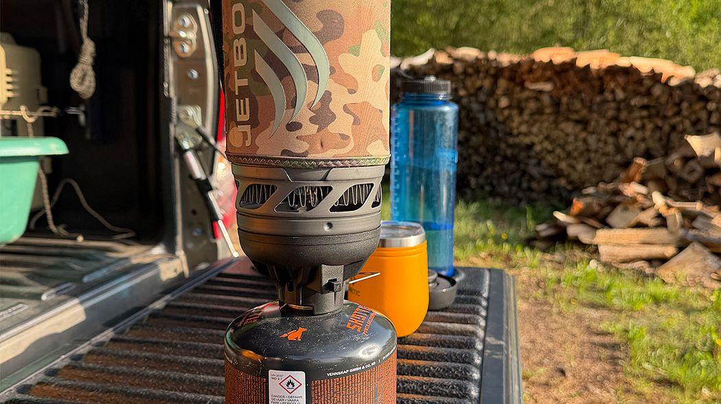 Guten Kaffee bei der Jagd mit dem Jetboil Kaffee Setup