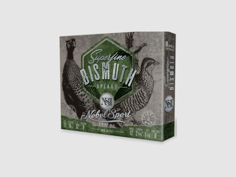 NOBEL SPORT ITALIA – Cartouches à plomb – SUPERFINE BISMUTH UPLAND N°6