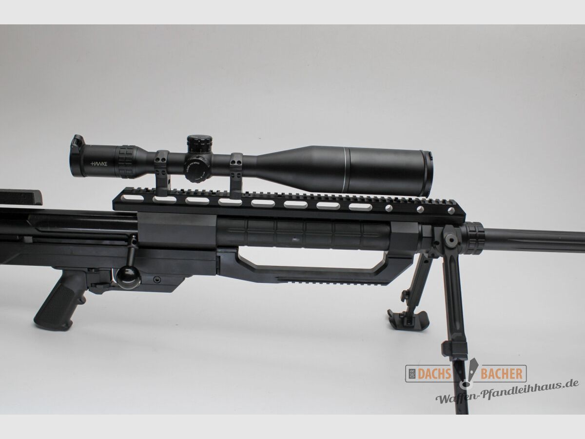 EL Büchse Fortmeier M2002 Kal. .50 BMG mit Hawke 5-25x56