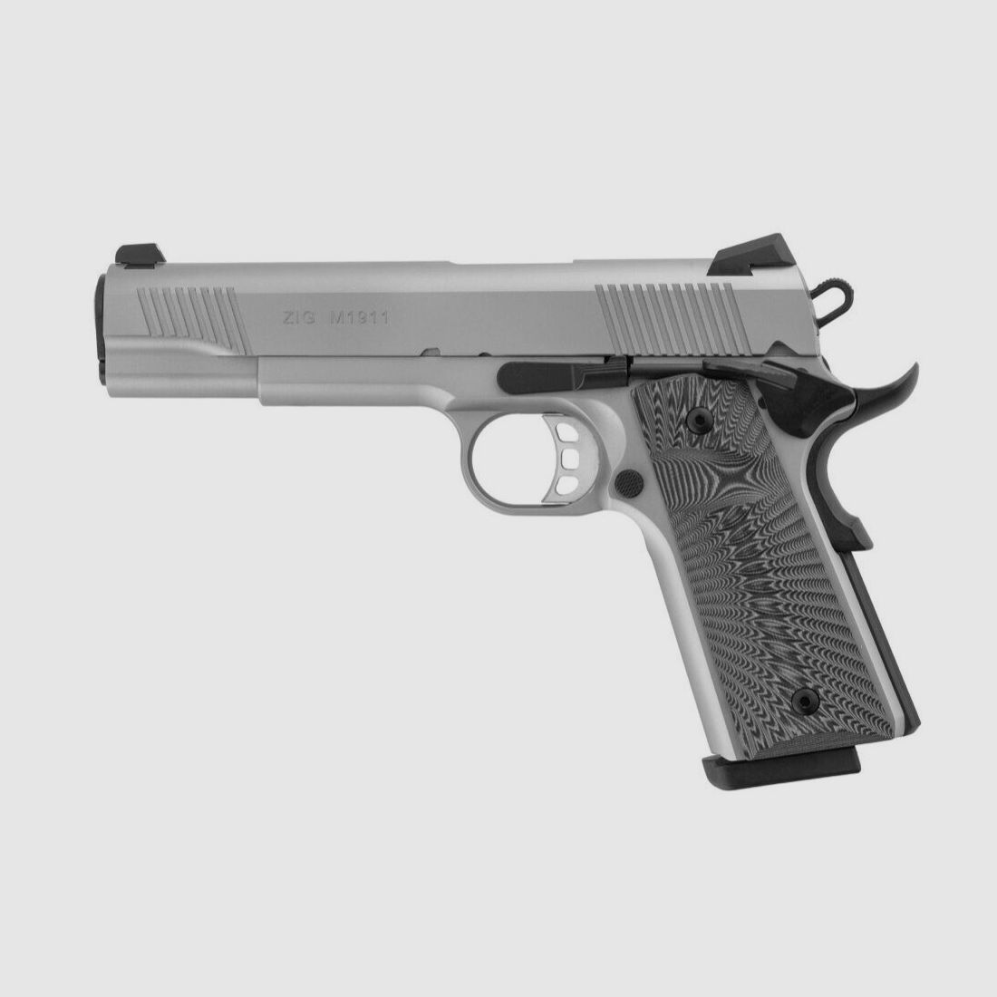 Pistole Tisas ZIG M 1911 inox 5″ cal 45 ACP, Bild 3 von 10