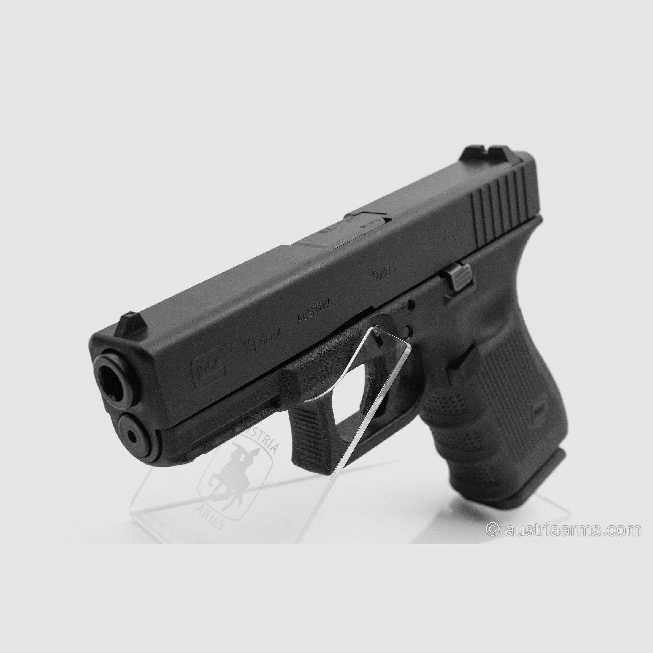 Glock 19 Gen4, neuwertige Gebrauchtwaffe, 9 x 19 mm, Bild 4 von 4