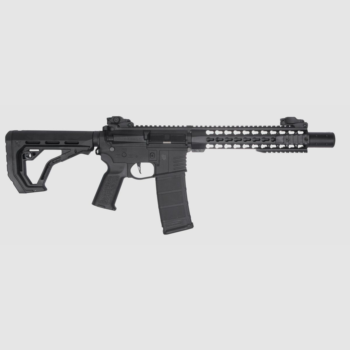 AR15 KeyMod 10 inch PREDATOR CHARLIE EAGLE ETU Black S-AEG Airsoft Rifle Free from 18 Years | Delta Armory, image 3 of 4