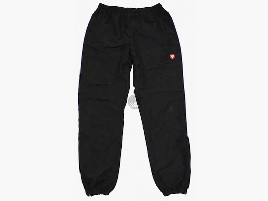 pantaloni da allenamento sterr. BH, neri, rifiniti, usati.
