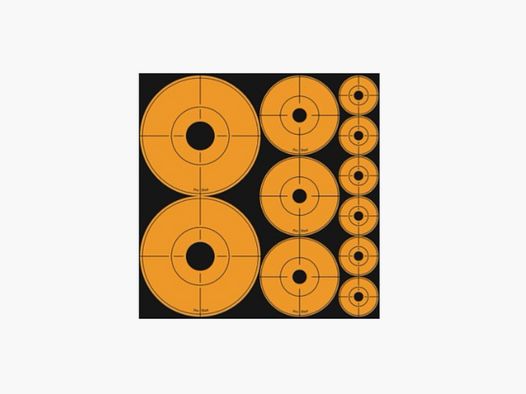 Pro-Shot – Bersagli Assortiti Arancioni – 1″/2″/3″