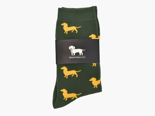 Krawattendackel Socken mit Dackel