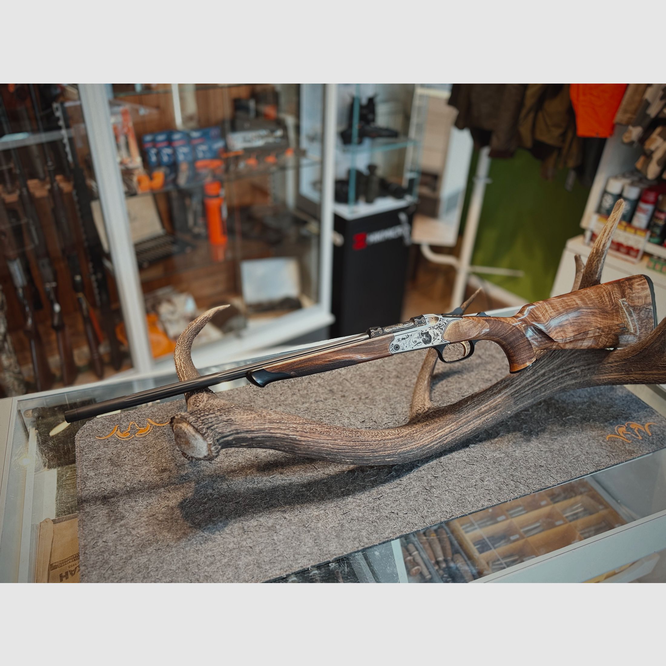Blaser K95 Luxus – Kal. .270 Win – Custom Lauf mit Goldeinlagen