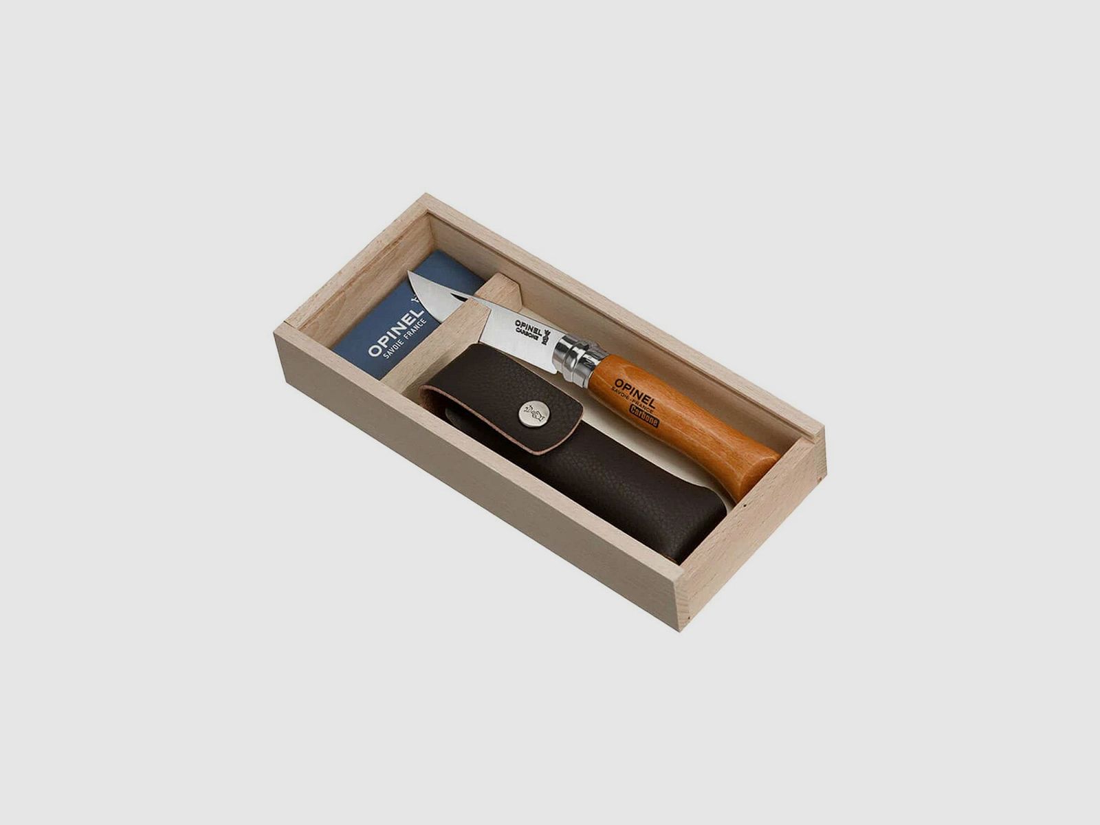 Coffret écrin plumier Opinel n°8 avec étui