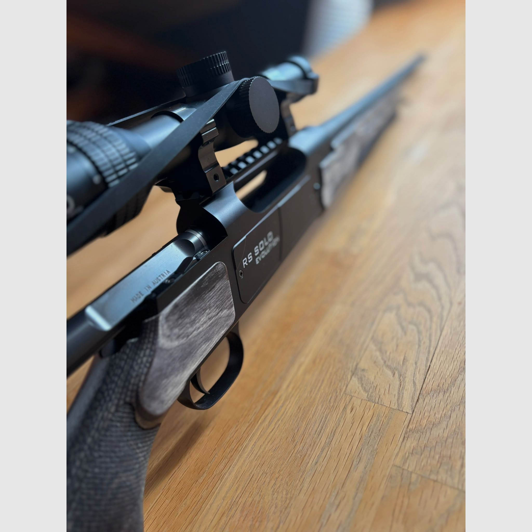 Strasser RS Solo Evolution ( 308 ) Neuwertiger Zustand ( GPO Spectra 6x 1-6x24i  Zielfernrohr) 