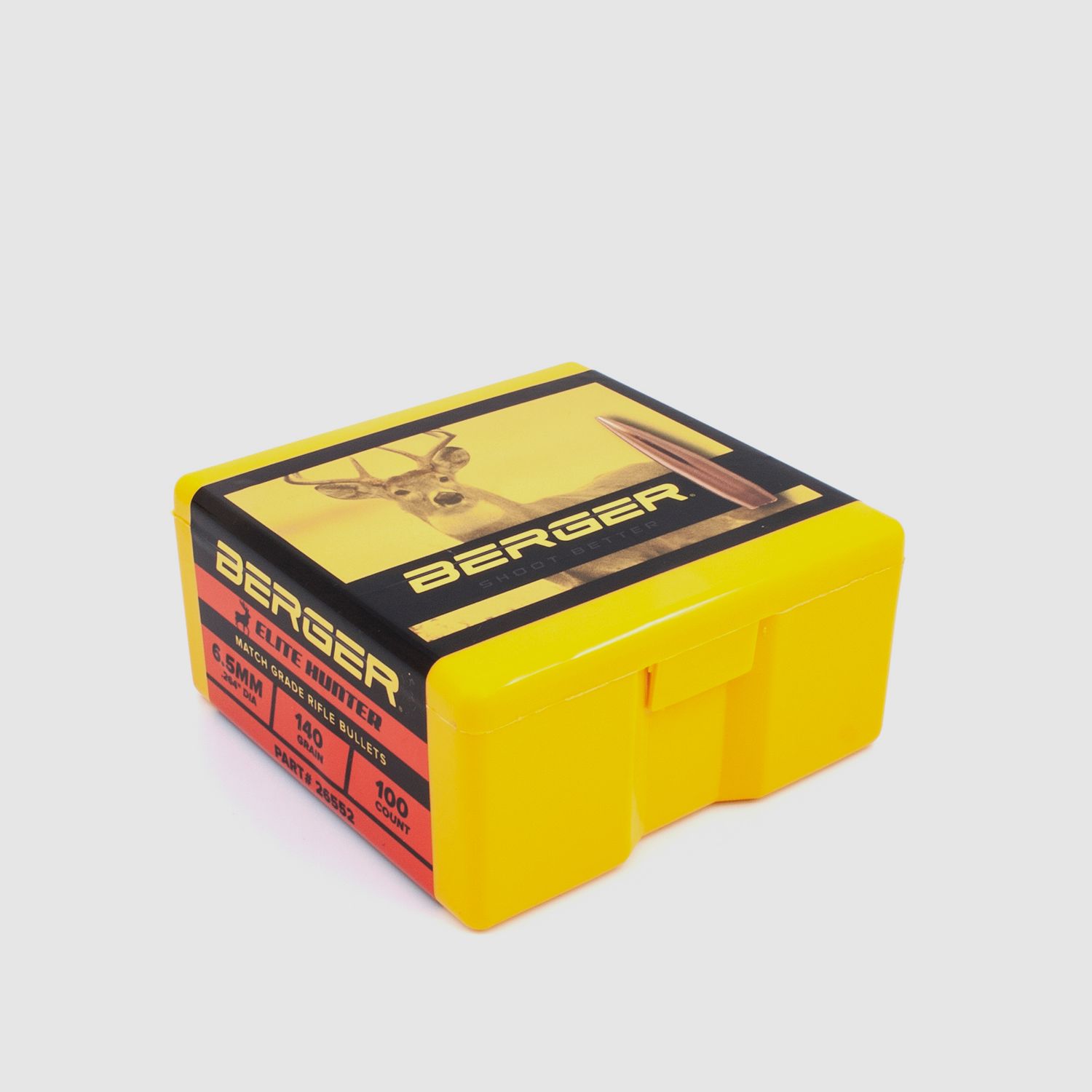 Balas Berger 6,5mm/.264 Elite Hunter 140GR 100 piezas