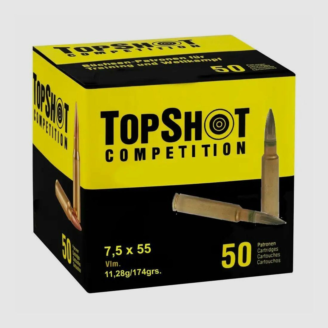 TopShot Competition Competition 7,5x55 Vlm BT 11,3 g /174 grs / 50 Stk