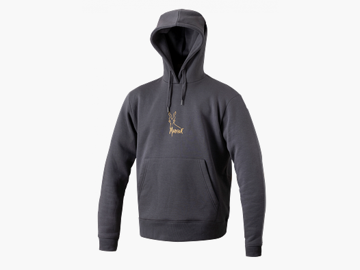 Kapuzensweatshirt Anthrazit Markhor – ICONIC HOODIE – Größe XL