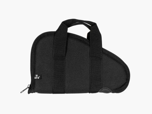 Borsa per pistola con manici, bloccabile, Piccola (30cm), Nera