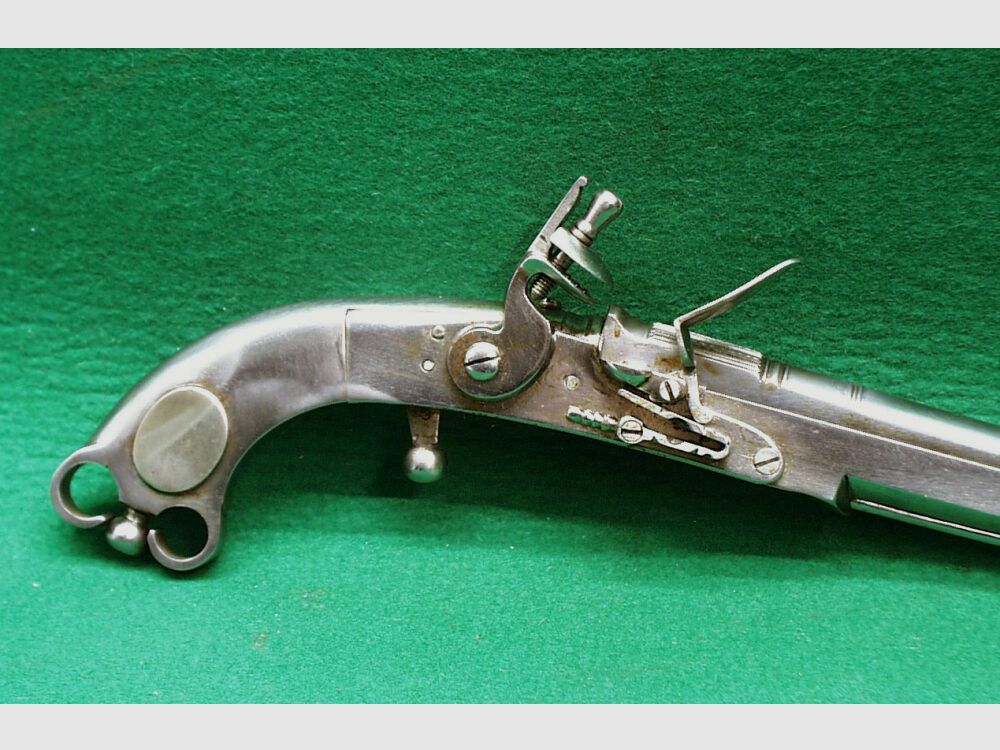 Décoratif - Pistolet à silex écossais tout en métal - Pistolet